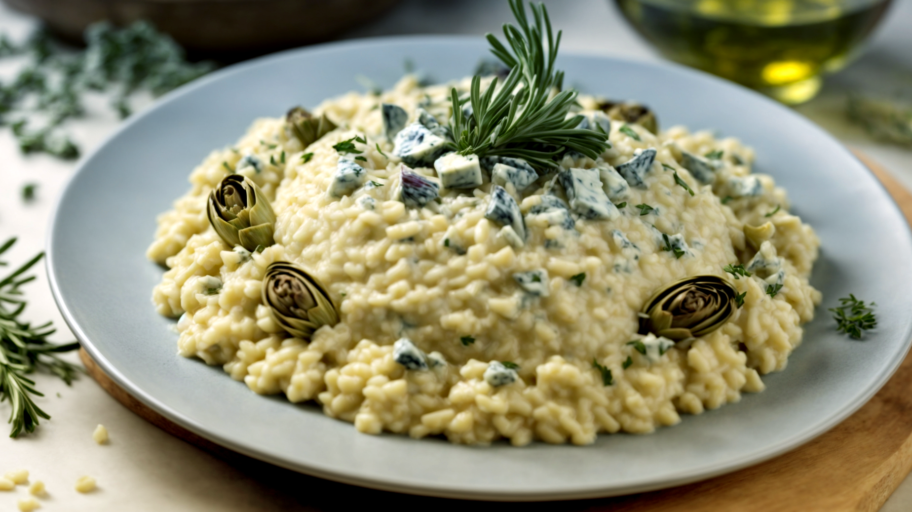 Risotto gorgonzola carciofi"