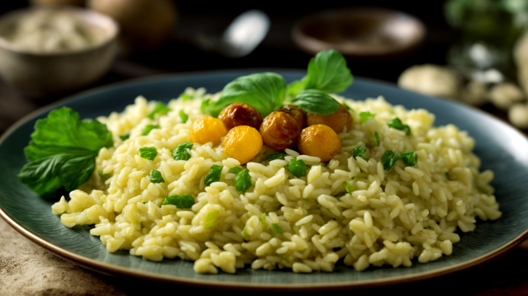 Risotto uvetta cavolo verza"