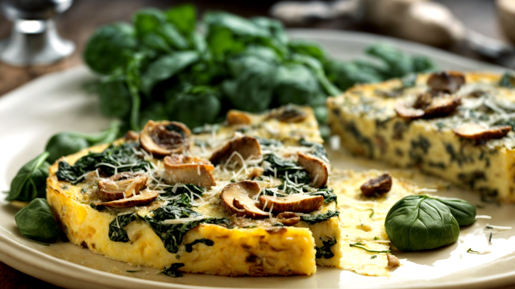 Frittata porcini pecorino uova"