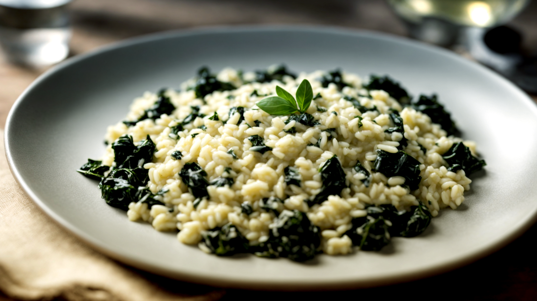 Risotto gorgonzola cavolo nero"