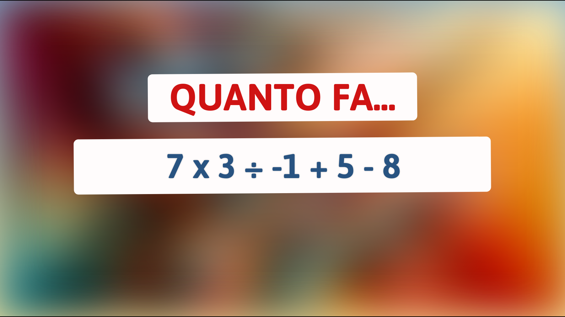 Scopri se sei davvero un genio con questo enigma matematico impossibile: chi riesce a risolverlo?"