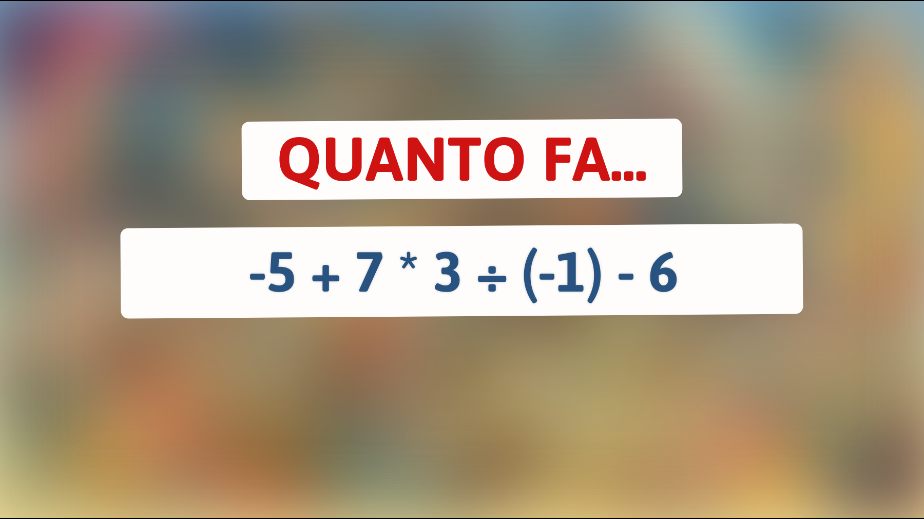 Solo il 2% delle persone risolve questo enigma matematico: scoprilo ora!"